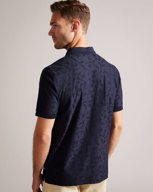 POLENN-Tops-SS Regular Textured Half-Zip- Ted Baker Romania